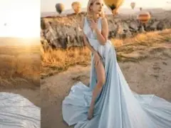 Cappadocia Flying Dress Photoshoot with Pro Photographer