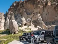 Cappadocia Jeep Safari: Sunrise or Sunset 4x4 Tour with Hotel Pickup