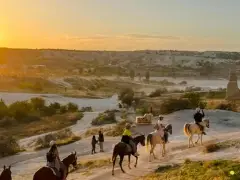 Cappadocia Sunrise Balloon Watching & 2-Hour Horse Riding Tour